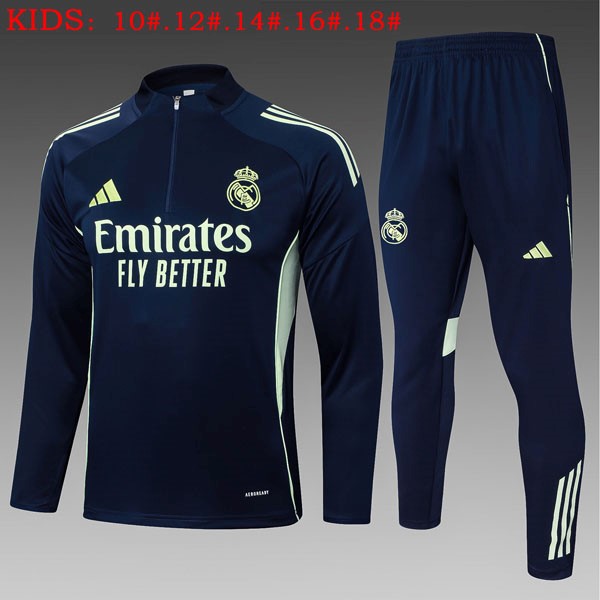 Ninos Sudadera De Training Real Madrid 2025-2026 Azul 7